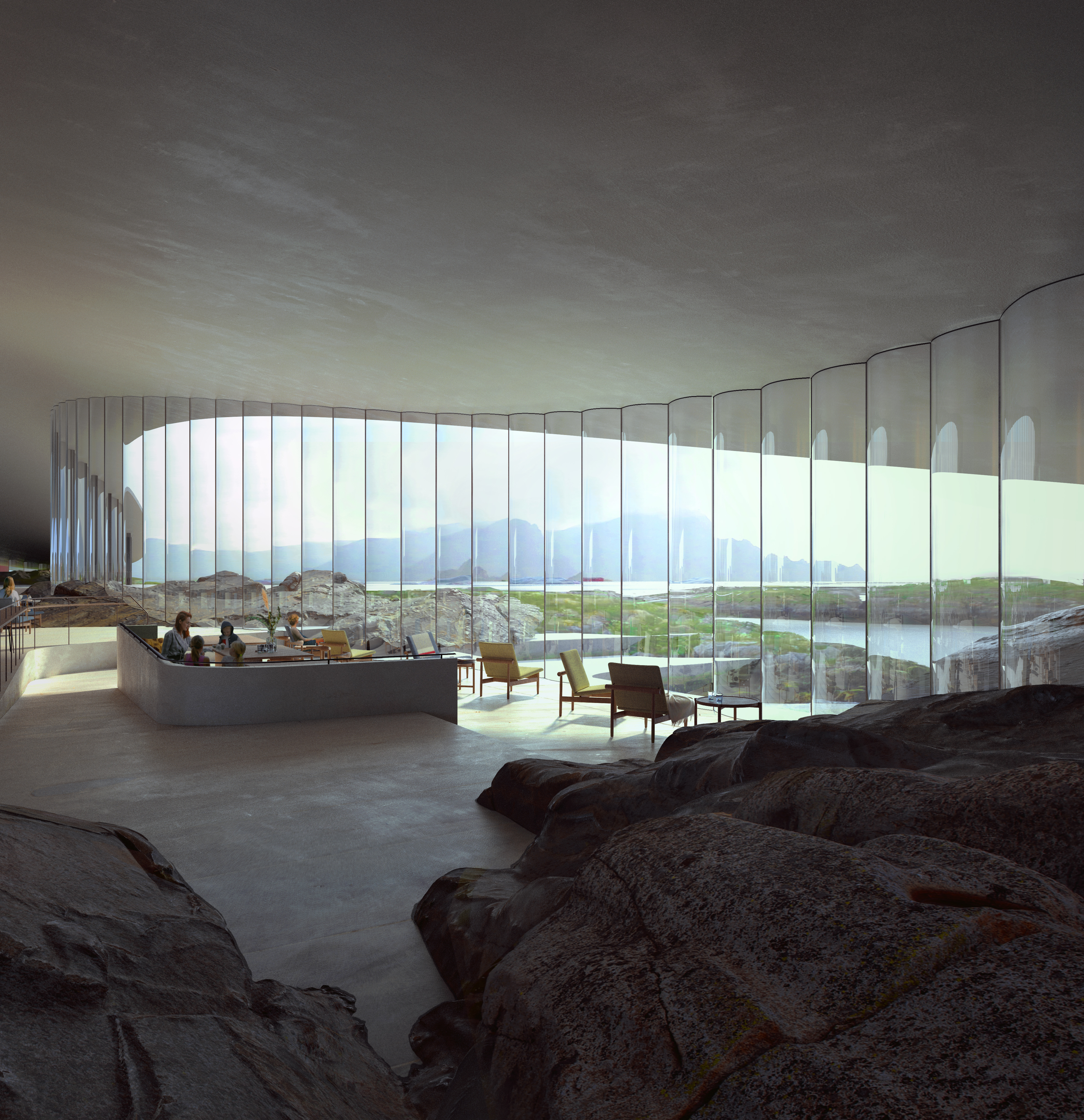 Dorte Mandrup A/S er en af vinderne af konkurrencen om at designe The Whale på Andøya i Norge.