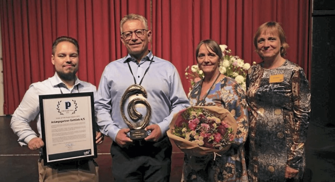 Anlægsgartner Gottlieb om CSR People Prize.
